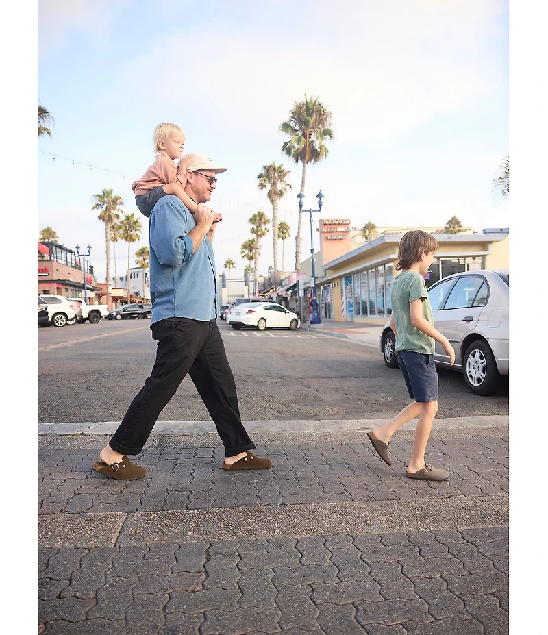 Birkenstock Kids' Boston Birkibuc Clogs (Infant)