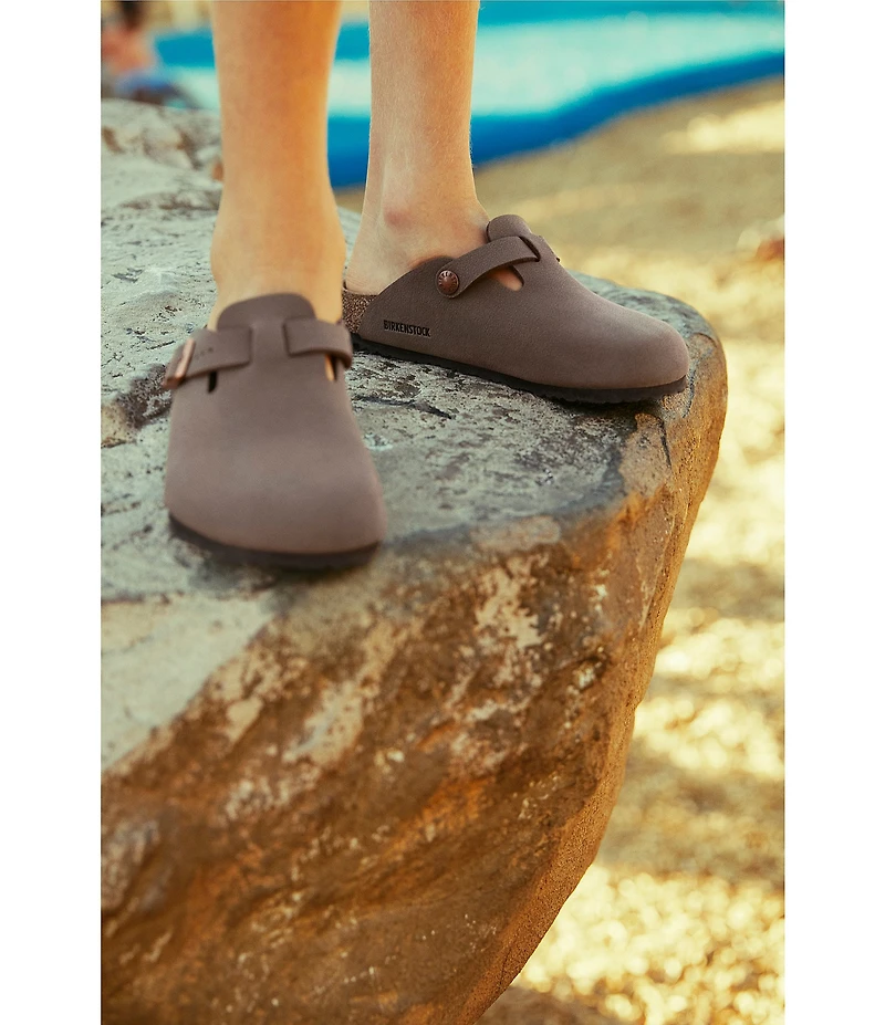 Birkenstock Kids' Boston Birkibuc Clogs (Infant)