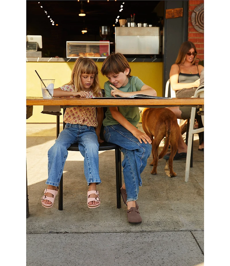 Birkenstock Kids' Boston Birkibuc Clogs (Youth)