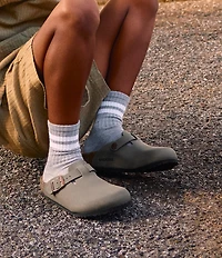 Birkenstock Kids' Boston Birkibuc Clogs (Youth)