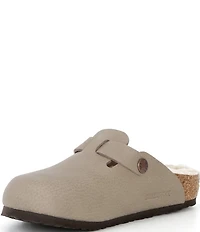 Birkenstock Kids' Boston Desert Soil Shearling Clogs (Youth)