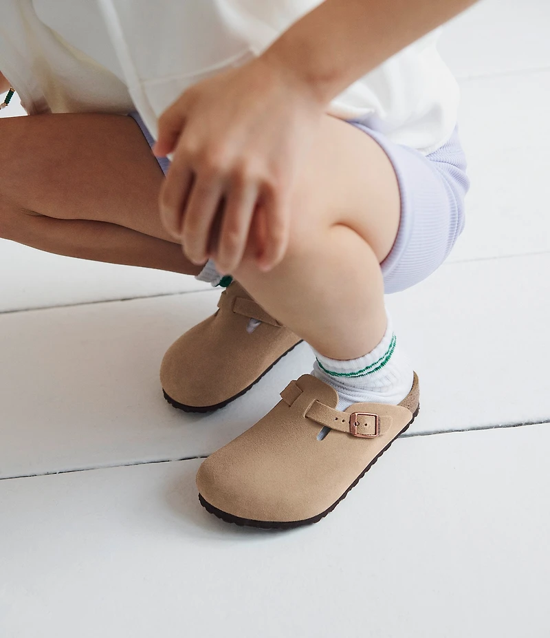 Birkenstock Kids' Boston Suede Family Matching Clogs (Youth)