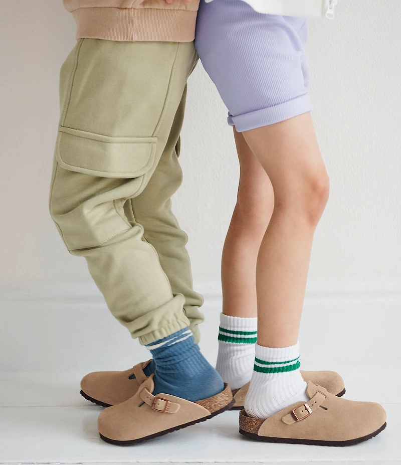 Birkenstock Kids' Boston Suede Family Matching Clogs (Youth)