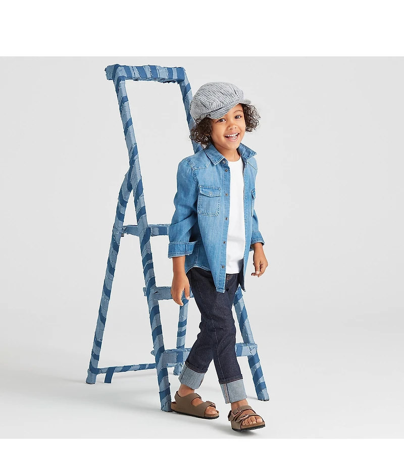 Birkenstock Kids' Milano Hook and Loop Sandals (Infant)