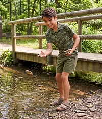 Birkenstock Kids' Milano Hook-and-Loop Sandals (Youth)