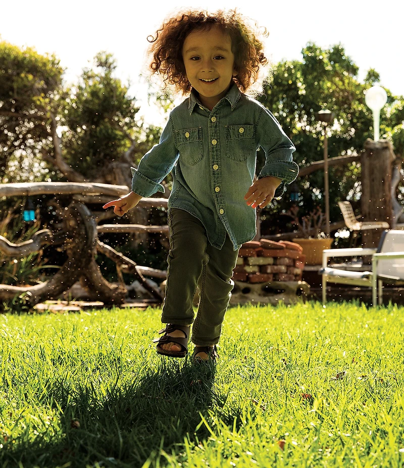 Birkenstock Kids' Roma Adjustable Buckle Slingback Sandals (Toddler)