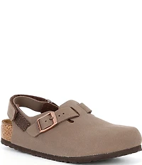 Birkenstock Kids' Tokio Birkibuc® Backstrap Clogs (Toddler)