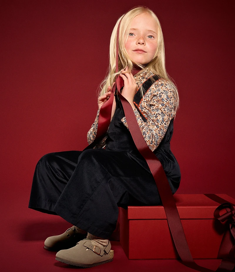 Birkenstock Kids' Tokio Birkibuc® Backstrap Clogs (Toddler)