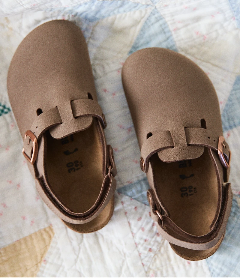 Birkenstock Kids' Tokio Birkibuc® Backstrap Clogs (Toddler)