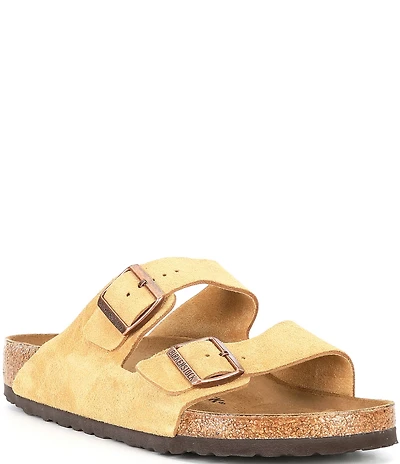 Birkenstock Men's Arizona Suede Slide Sandals
