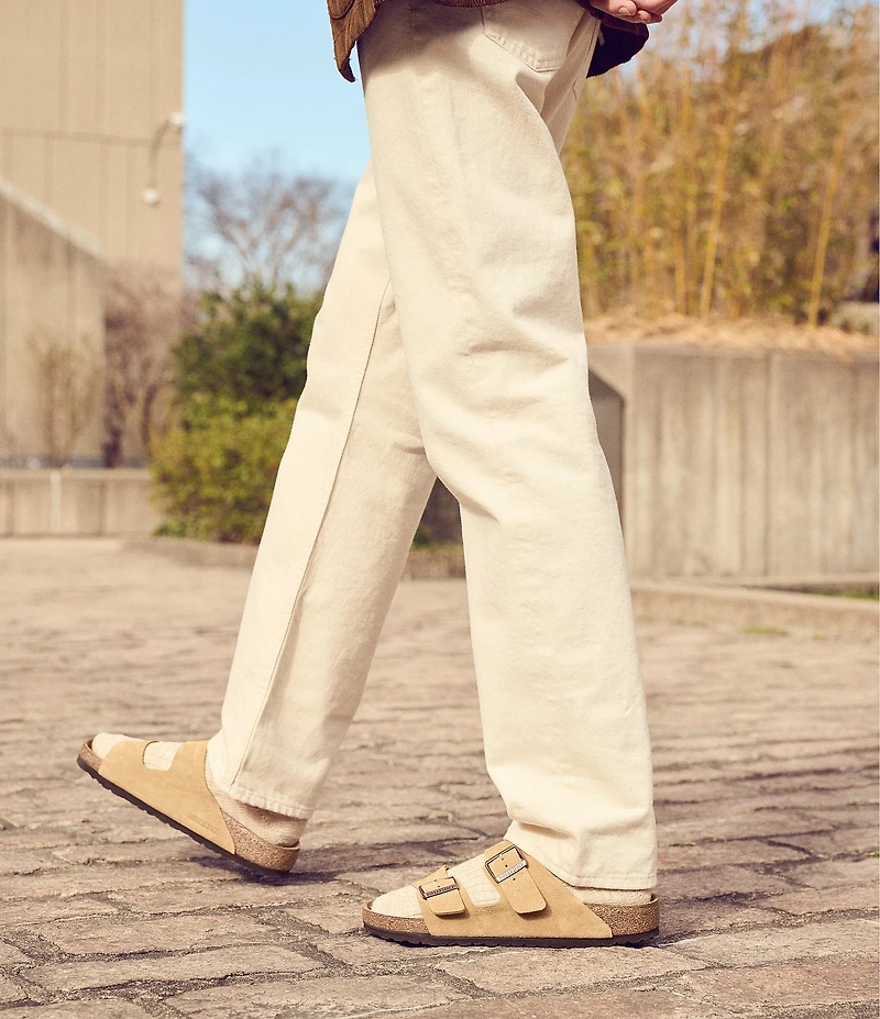 Birkenstock Men's Arizona Suede Slide Sandals