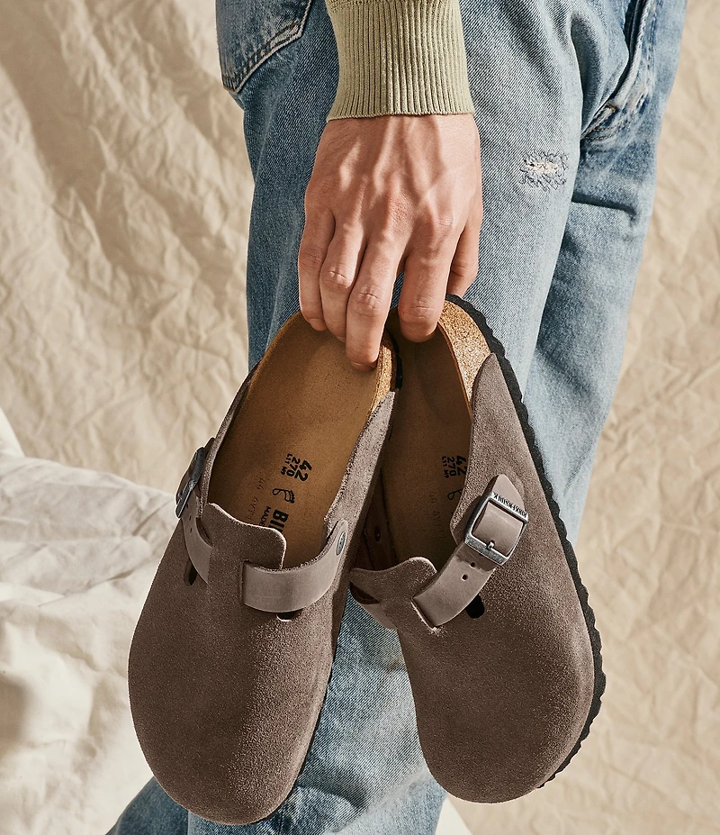 Birkenstock Men's Boston Mixed Material Clogs