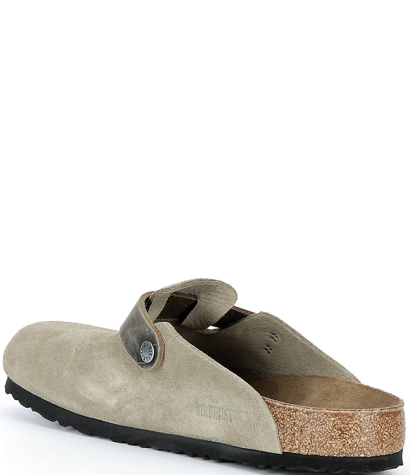 Birkenstock Men's Boston Mixed Material Clogs