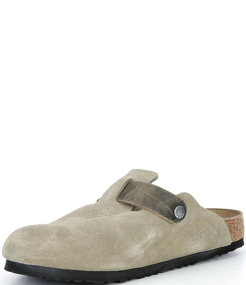 Birkenstock Men's Boston Mixed Material Clogs
