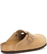 Birkenstock Men's Boston Oiled Leather Slip On Clogs