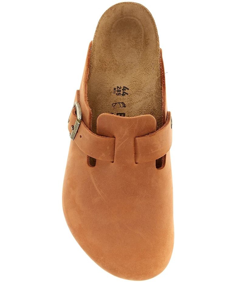 Birkenstock Men's Boston Oiled Leather Slip On Clogs