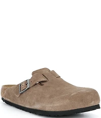 Birkenstock Men's Boston Suede Clogs