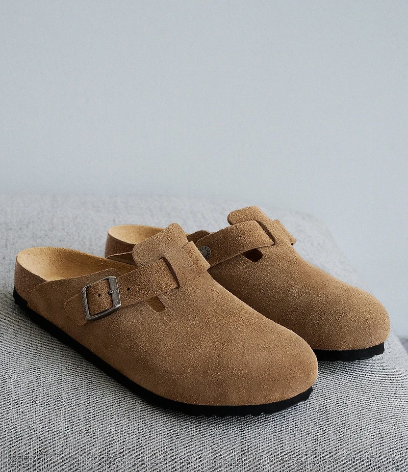 Birkenstock Men's Boston Suede Clogs