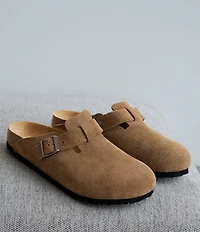Birkenstock Men's Boston Suede Clogs