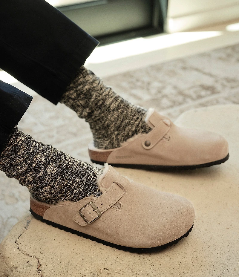 Birkenstock Men's Boston Shearling Lined Clogs