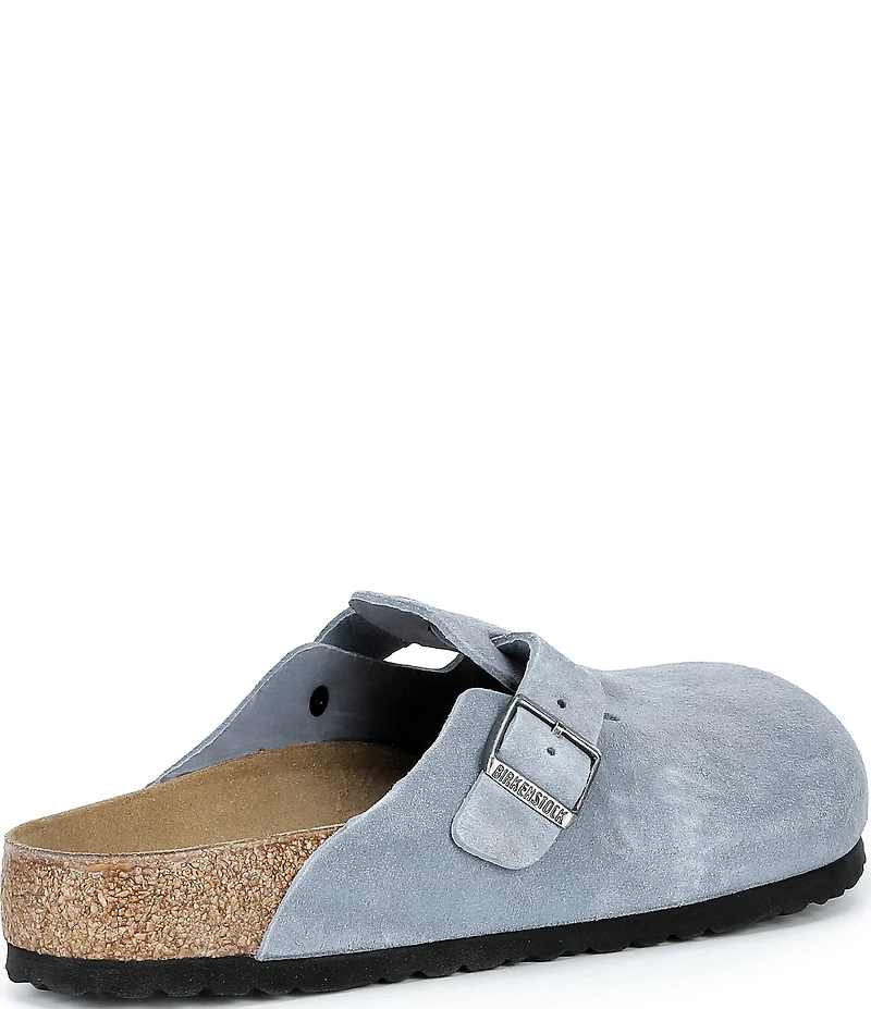 Birkenstock Men's Boston Suede Slip On Clogs