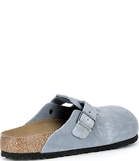 Birkenstock Men's Boston Suede Slip On Clogs