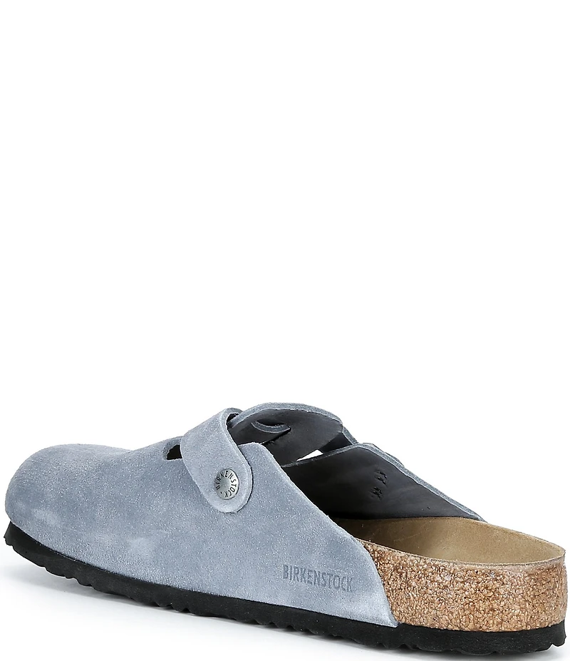Birkenstock Men's Boston Suede Slip On Clogs