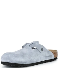 Birkenstock Men's Boston Suede Slip On Clogs
