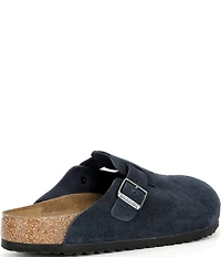 Birkenstock Men's Boston Suede Slip On Clogs
