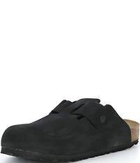 Birkenstock Men's Boston Wire Buckle Nubuck Clogs