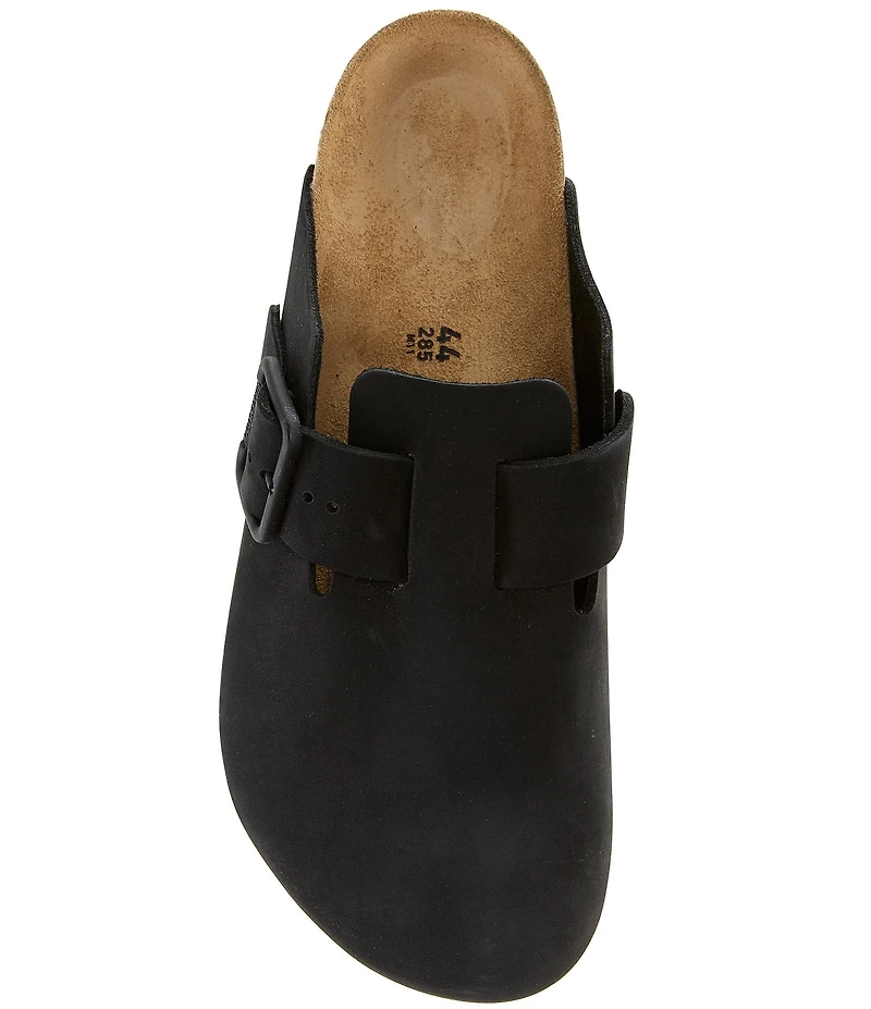 Birkenstock Men's Boston Wire Buckle Nubuck Clogs