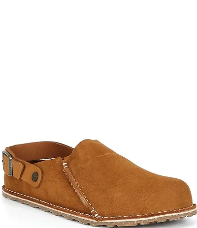 Birkenstock Men's Lutry 365 Suede Slip On Clogs