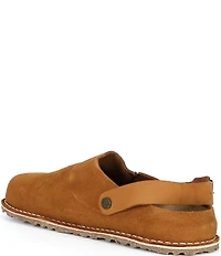Birkenstock Men's Lutry 365 Suede Slip On Clogs