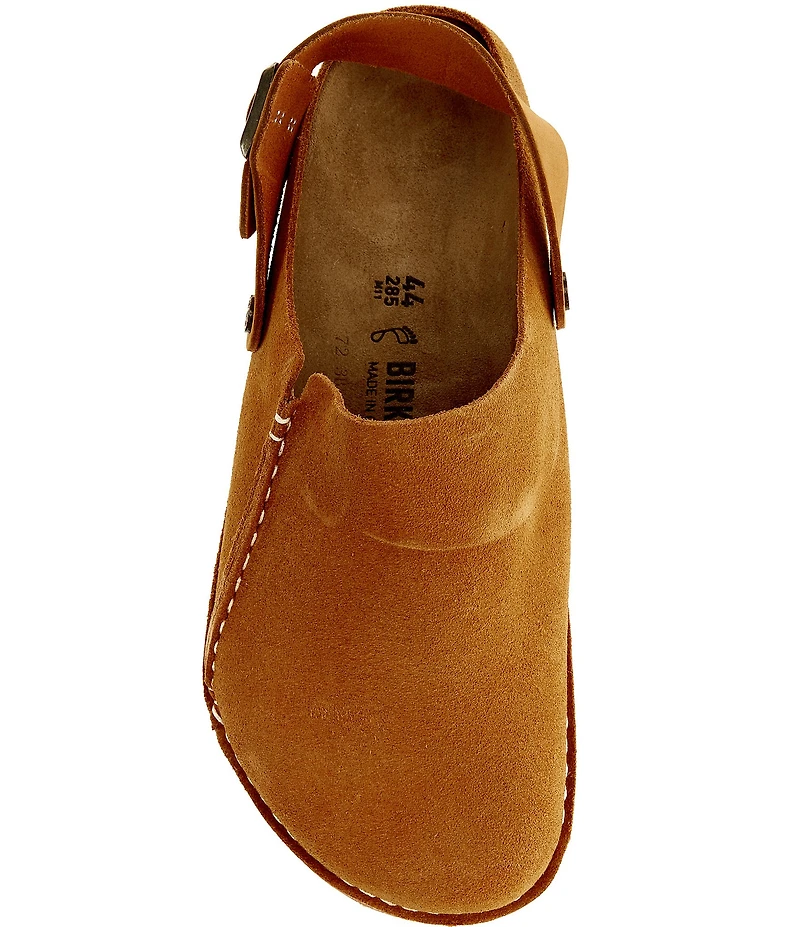 Birkenstock Men's Lutry 365 Suede Slip On Clogs