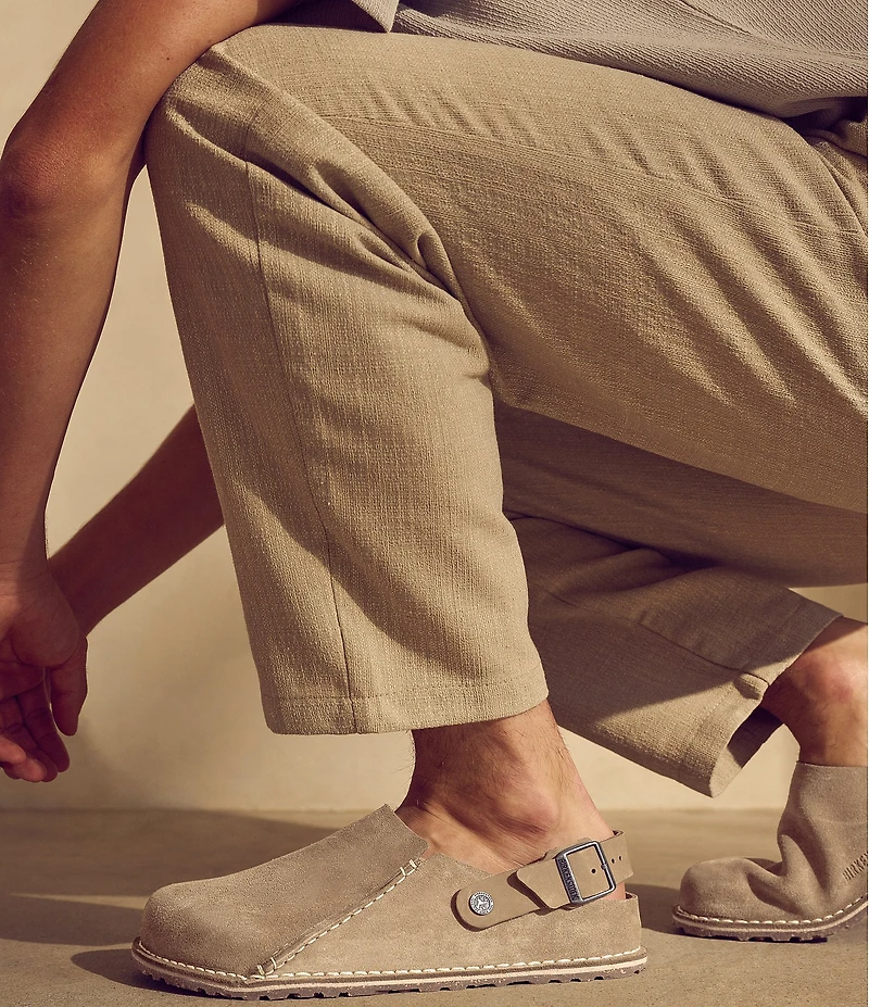 Birkenstock Men's Lutry 365 Suede Slip On Clogs