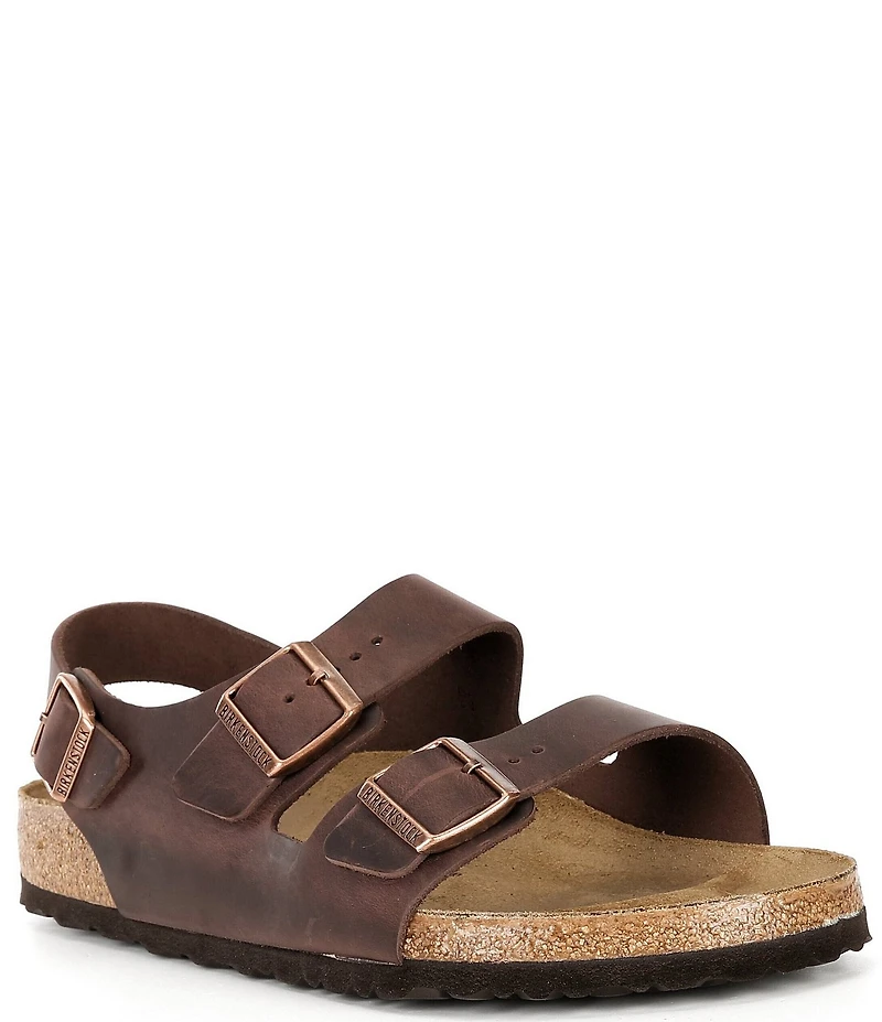 Birkenstock Men's Milano Leather Backstrap Sandals