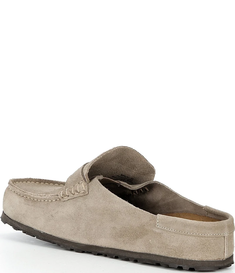 Birkenstock Men's Naples Suede Wrapped Penny Keeper Clogs
