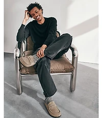 Birkenstock Men's Naples Suede Wrapped Penny Keeper Clogs