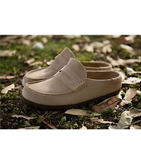 Birkenstock Men's Naples Suede Wrapped Penny Keeper Clogs