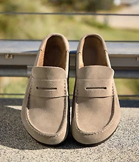 Birkenstock Men's Naples Suede Wrapped Penny Keeper Clogs