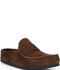 Birkenstock Men's Naples Suede Wrapped Penny Keeper Clogs