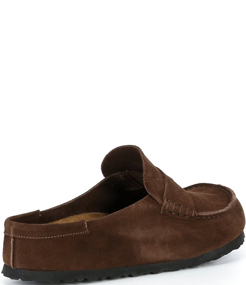 Birkenstock Men's Naples Suede Wrapped Penny Keeper Clogs