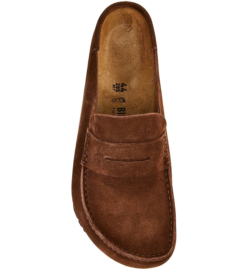 Birkenstock Men's Naples Suede Wrapped Penny Keeper Clogs