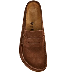 Birkenstock Men's Naples Suede Wrapped Penny Keeper Clogs