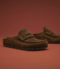 Birkenstock Men's Naples Suede Wrapped Penny Keeper Clogs