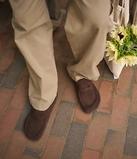 Birkenstock Men's Naples Suede Wrapped Penny Keeper Clogs