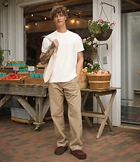 Birkenstock Men's Naples Suede Wrapped Penny Keeper Clogs