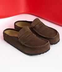 Birkenstock Men's Naples Suede Wrapped Penny Keeper Clogs
