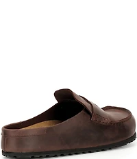 Birkenstock Men's Naples Wrapped Leather Penny Keeper Clogs