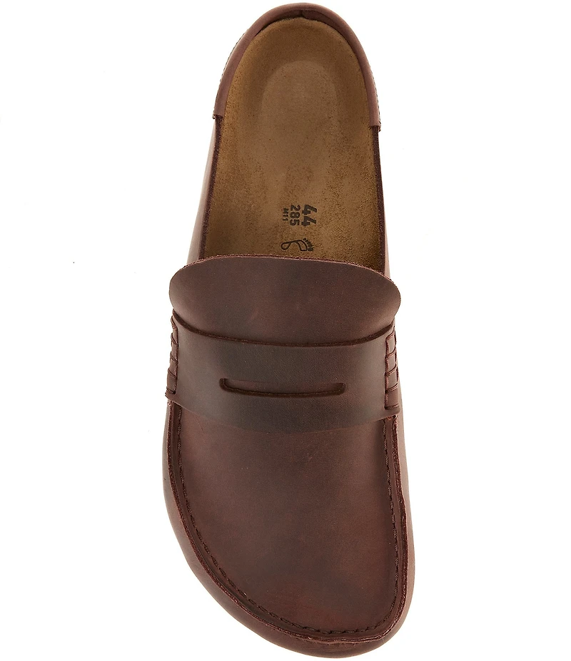 Birkenstock Men's Naples Wrapped Leather Penny Keeper Clogs